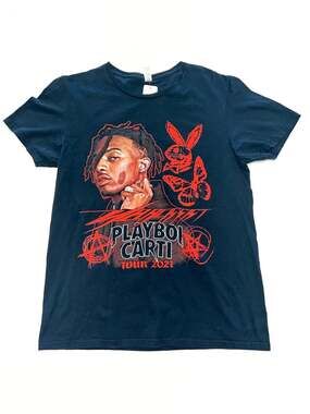 Playboi Carti Narcissist King Vamp 2021 Tour T-Shirt Size M